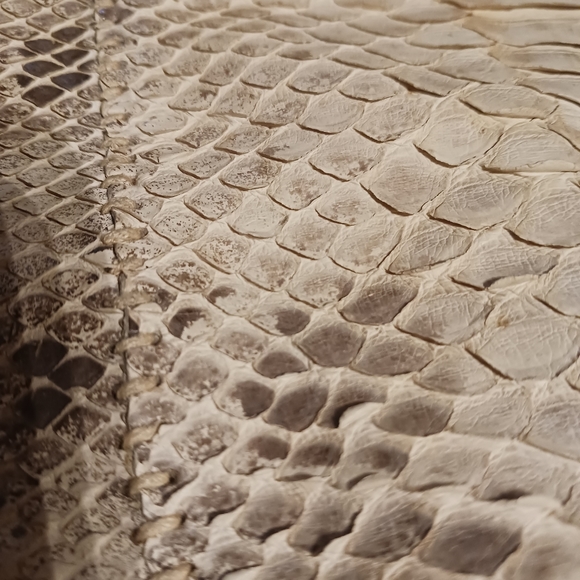 Snakeskin moccasins handmade - Picture 8 of 9